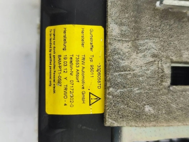 CEINTURE DE SÉCURITÉ AVANT GAUCHE MERCEDES-BENZ E (W212) BAMPT10597 3.0L