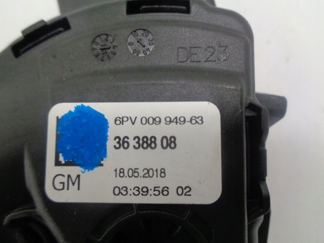 OPEL CROSSLAND 1.2 PÉDALE POTENTIOMÈTRE GAZ 3638808