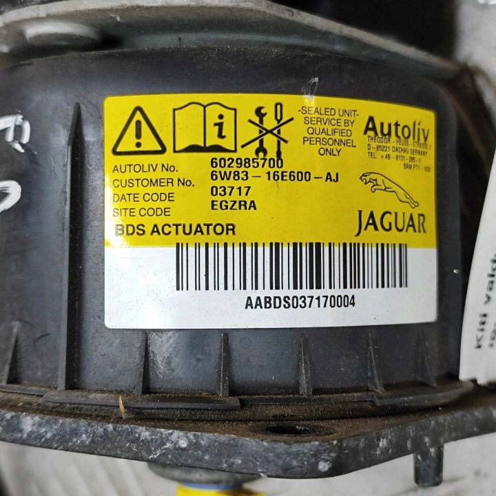 MOYEU CHARNIÈRES CAPOTS JAGUAR F-TYPE COUPÉ (X152) 6W8316E600AJ 31377742 3.0L