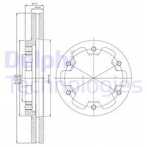 DELPHI BG3422 DISCO DE FRENADO 