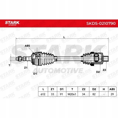 DEMI-ARBRE MENÉE STARK SKDS-0210790