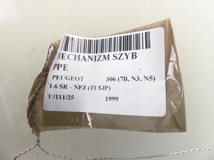 ÉLÉVATEUR VITRES DROIT AVANT PEUGEOT 306 (7B, N3, N5) 400392A