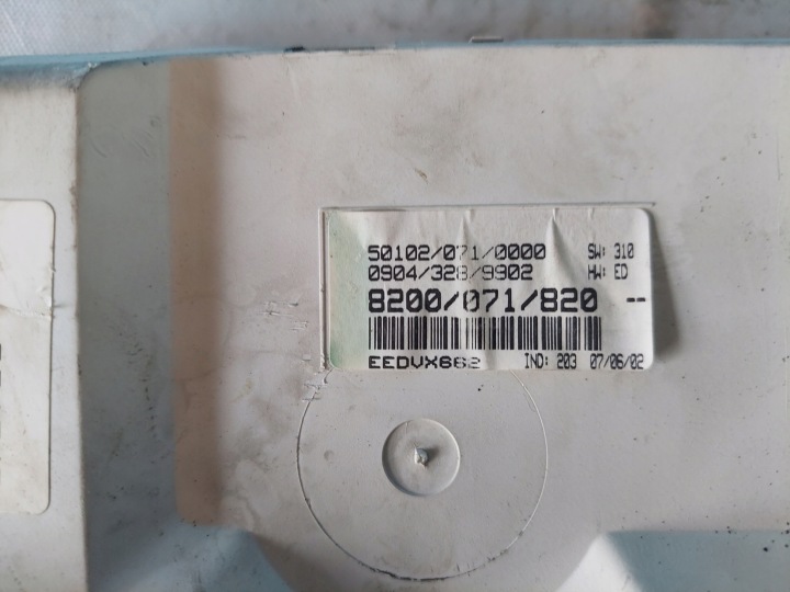 COMPTEUR RENAULT MEGANE SCENIC I 1.6B 99-03R 8200071820