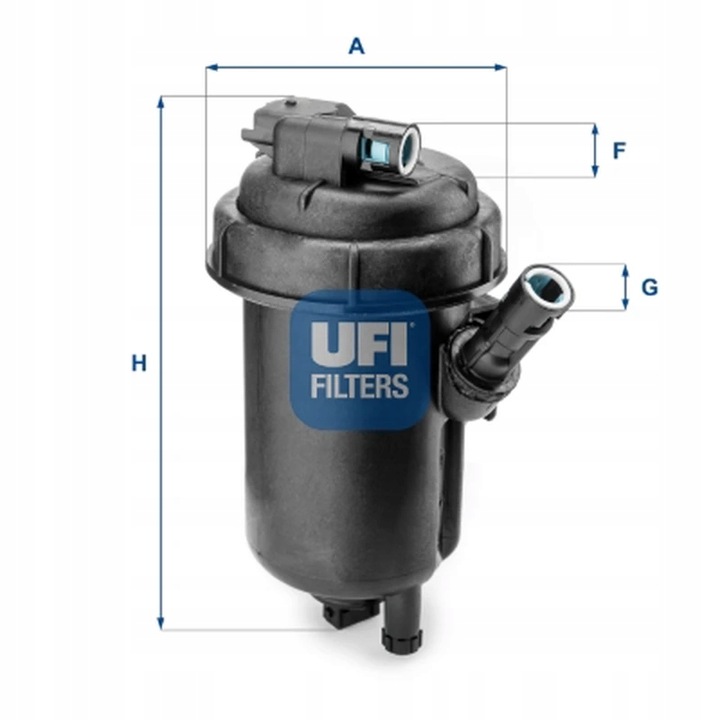 FILTRO COMBUSTIBLES UFI 55.152.00 