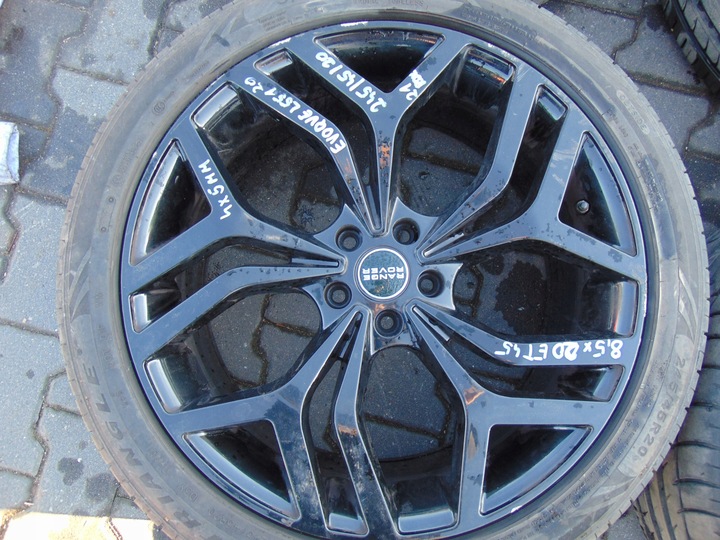 RUEDAS 20'' DISCOS DE ALEACIÓN LIGERA (DE TITANIO) 8,5X20 ET45 245/45/20 TRIANGLE RANGE ROVER EVOQUE L551 