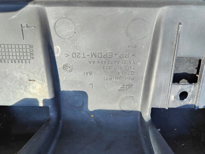 PARE-CHOCS ARRIÈRE ARRIÈRE VW VOLKSWAGEN SHARAN ALHAMBRA 7M3807363