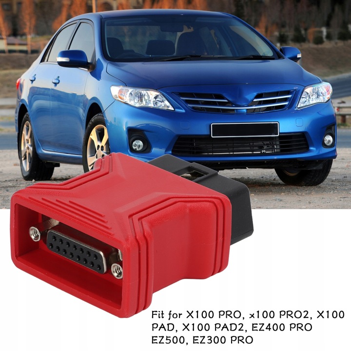 OBD2 16 GOUPILLE ADAPTATEUR REMPLACEMENT CONNETOR POUR X100 PRO X100 PRO2 X100 PAD K6
