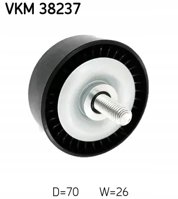 SKF VKM 38237 GALET DIRECTIONNELLE GUIDE COURROIE EN V ZEBATY