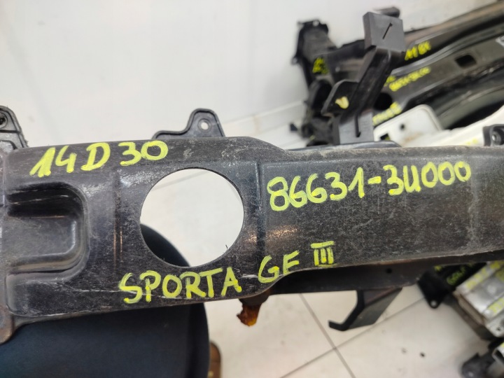 KIA SPORTAGE III 10R- POUTRE PARE-CHOCS ARRIÈRE ARRIÈRE 86631-3U000