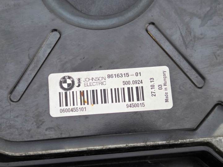 BMW F20 F21 F30 F31 F34 2.0D CHÂSSIS AVEC VENTILATEUR 8621191 8616315