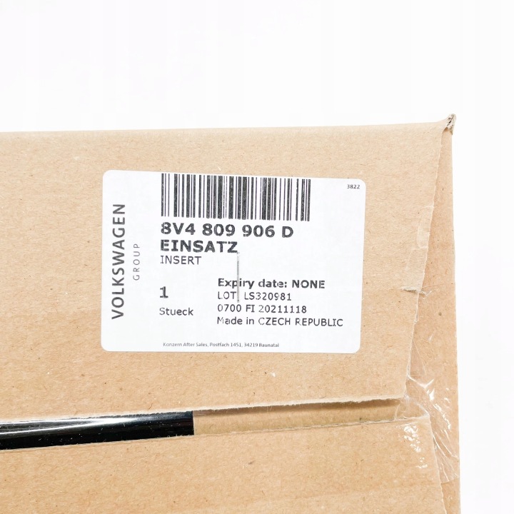 AUDI A3 8V SEMELLE GOULOTTE DE REMPLISSAGE CARBURANTS 8V4809906D