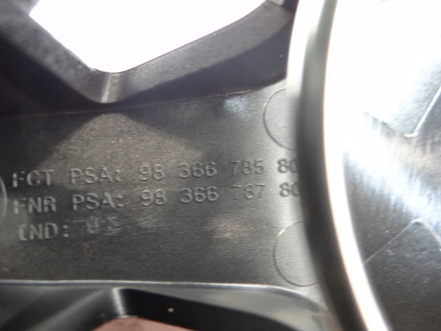 XX1 PEUGEOT 308 III P5 COUVERCLES CHAPEAU ENJOLIVEUR GRIS NEUF 18406078821