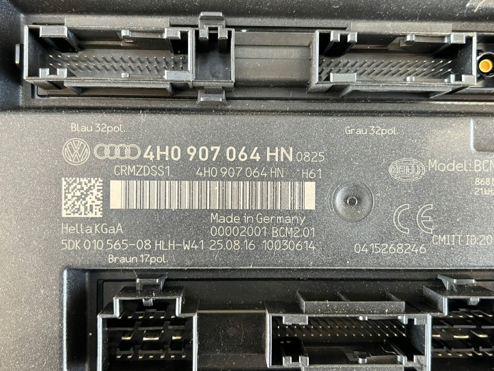 MODULE CONTRÔLEUR CONFORT AUDI A6 C7 4H0907064HN