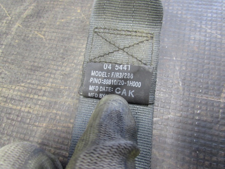 CEINTURE DE SÉCURITÉ DROIT ARRIÈRE 89810-1H000 KIA CEED 06-09R. 5D HAYON
