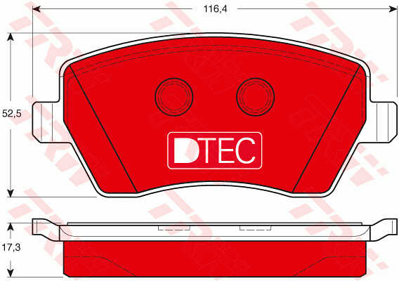 DISCOS ZAPATAS PARTE DELANTERA TRW DACIA LODGY 