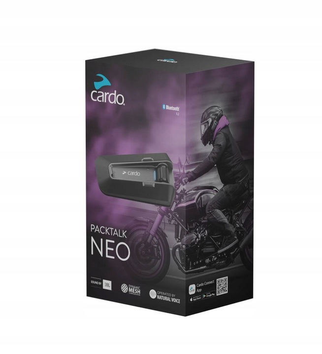 CARDO PACKTALK NEO SINGLE INTERKOM FOR MOTORCYCLE photo 1 - milautoparts-fr.ukrlive.com