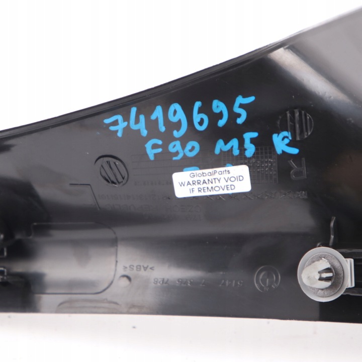 BMW G30 G31 MOULURE PROTECTION CALANDRE SEUIL PORTES DROIT ARRIÈRE 7375728