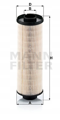 FILTRO COMBUSTIBLES PU850X/MAN MANN FILTROS 