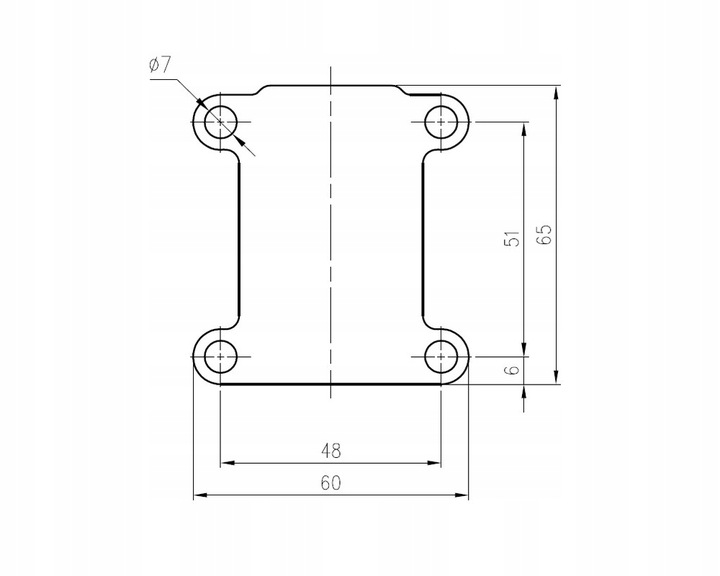 Z_EGR_42/2Z/q 4 MM BRIDA CIEGA EGR FIAT ALFA 1.9 16V 2.4 20V JTD 