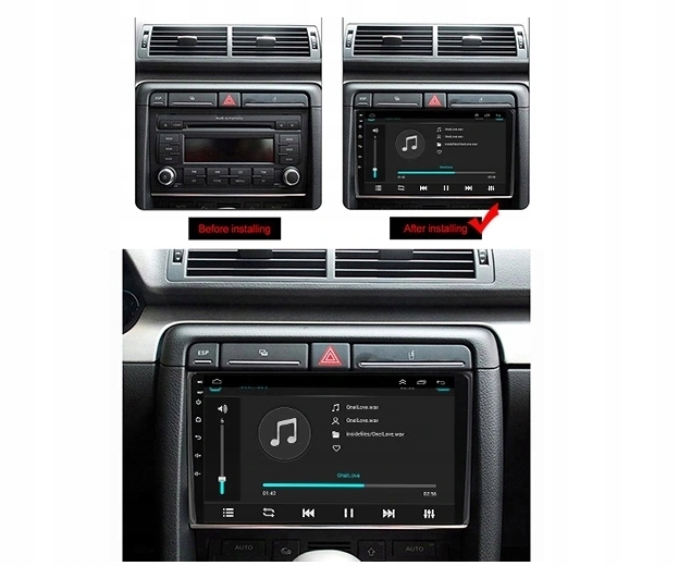 AUDI A4 RS4 S4 B6 B7 RADIO GPS ANDROID 4/32GB SIM 