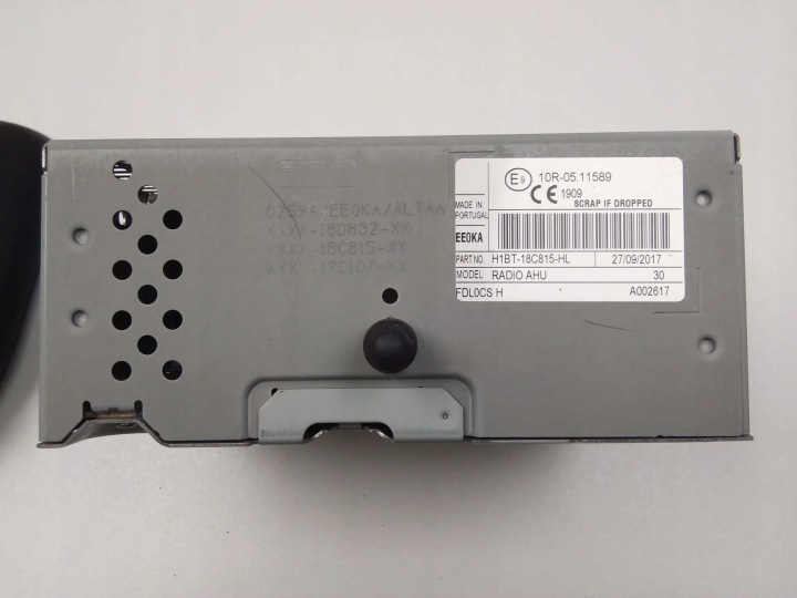 RADIO AVEC NAVIGATION FORD FIESTA VII H1BT18C815HL 1.0L GASOLINE 74KW 2018