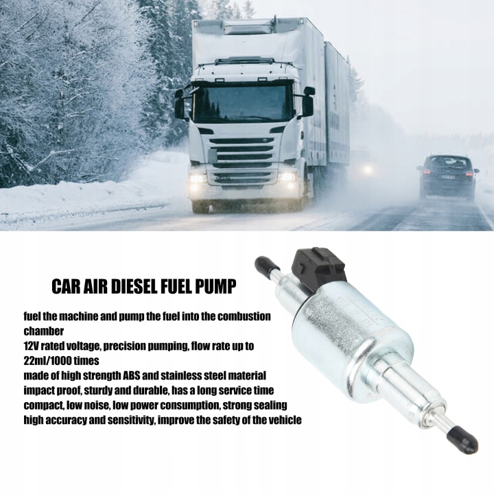 12V POMPE CARBURANTS POUR ESSENCE EBERSPACHER D2 D4 XI