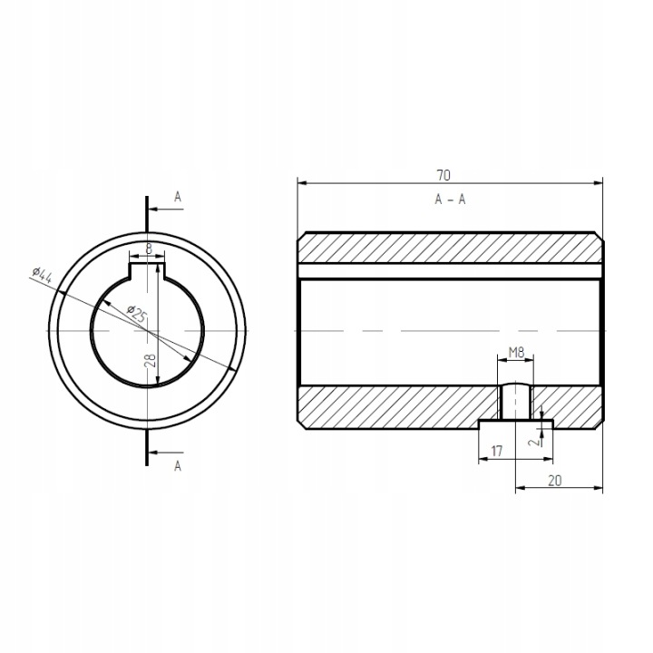 MOTEUR HYDRAULIQUE BMR CHLONNOSC: 125CM3/OBR OBROTY: 480OBR/MIN AVEC MANCHON