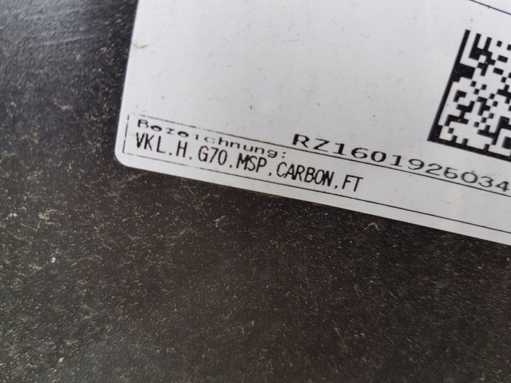 PARE-CHOCS ARRIÈRE ARRIÈRE BMW 7 G70 KIT MSP C4P