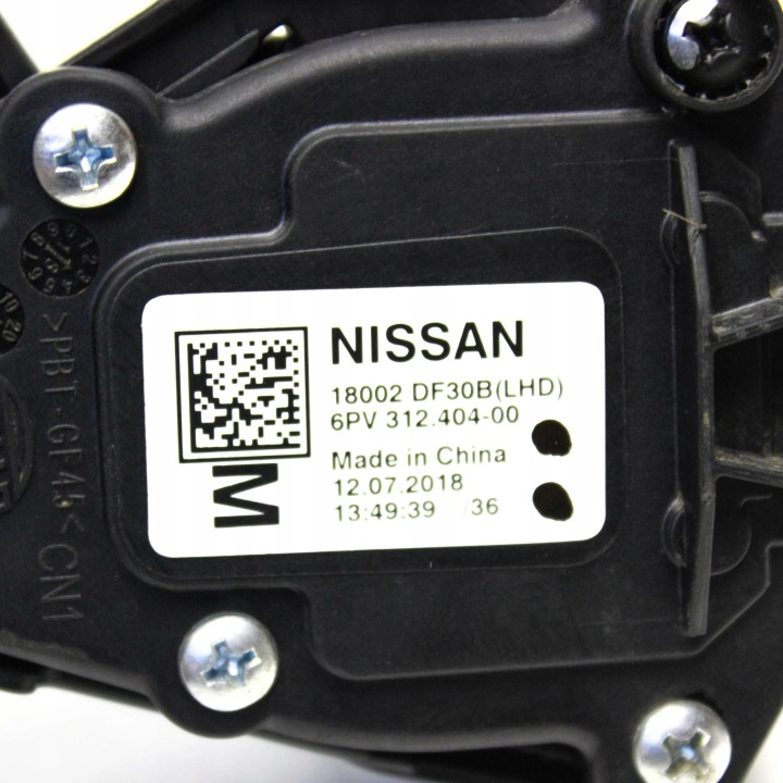 NISSAN X-TRAIL T32 2019 PÉDALE GAZ ACCÉLÉRATION