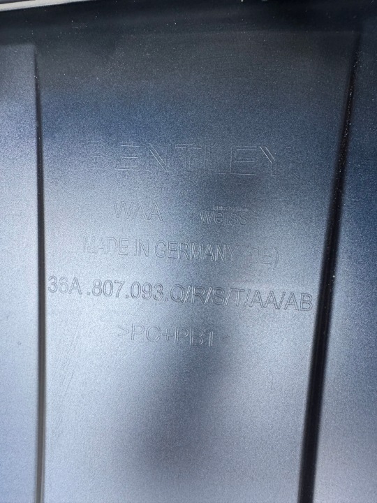 BENTLEY BENTAYGA LIFT 36A PARE-CHOCS AVANT AVANT 36A807093 PARFAIT