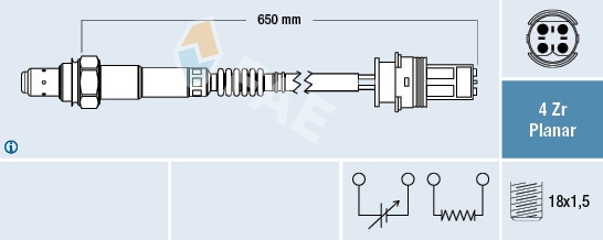 SONDA LAMBDA MERCEDES E 240 125KW, (M112.914) 