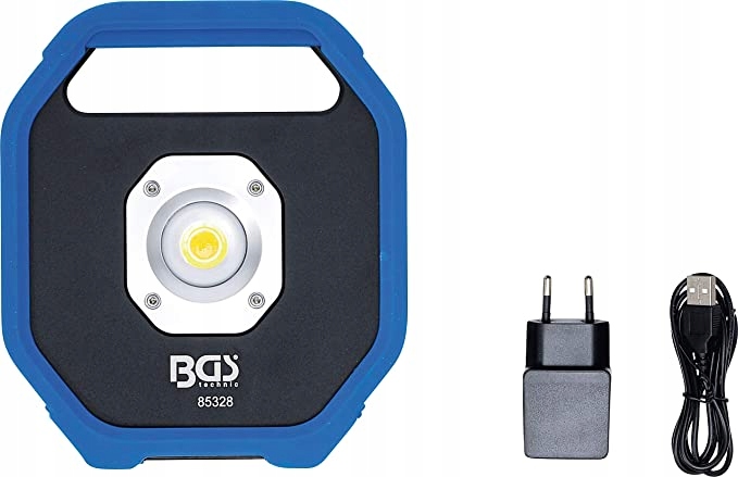 BGS 85328 PHARE TRAVAILLÉ COB-LED 10W AKUMULATOROWA USB IP54