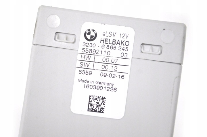BMW X6 F16 2016 MODULE CONTRÔLEUR AMPLIFICATEUR CAOUTCHOUC