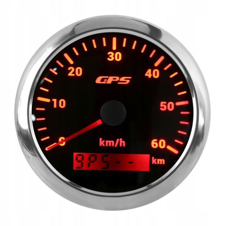 COMPTEUR COMPTEUR MOTOCYCLETTE COMPTEUR DE VITESSE INDICATEUR 85MM 60KM/H GPS COLORÉ