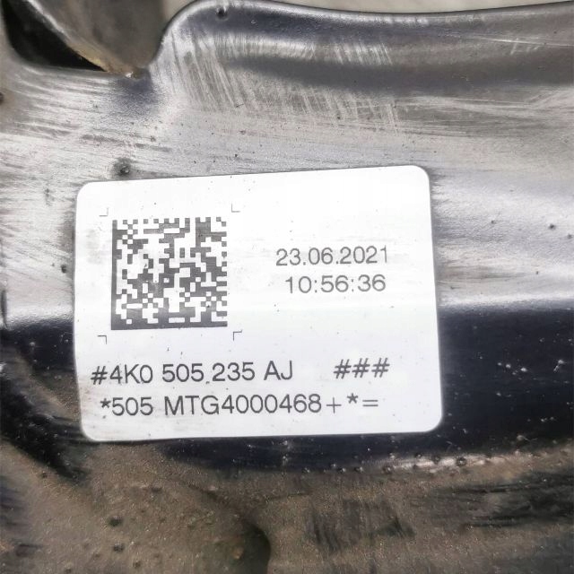 CHÂSSIS ARRIÈRE AUDI A6 S6 C8 4K 4K0505235AJ