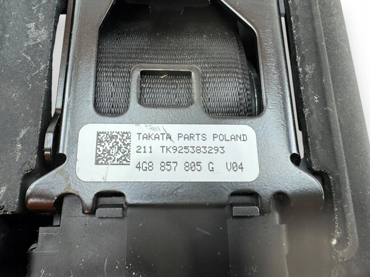 AUDI A6 S6 C7 4G 2016 CEINTURE DE SÉCURITÉ SIÈGES ARRIÈRE