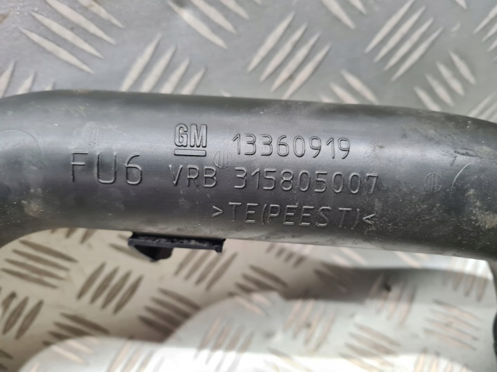 FIL TUYAU ÉCHANGEUR D'AIR DE SURALIMENTATION OPEL MERIVA B 1.6 CDTI