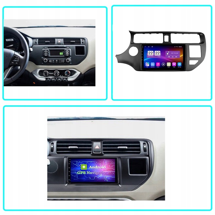 RADIO ANDROID KIA RIO 3 2011-2015 SIM 8GB 1 