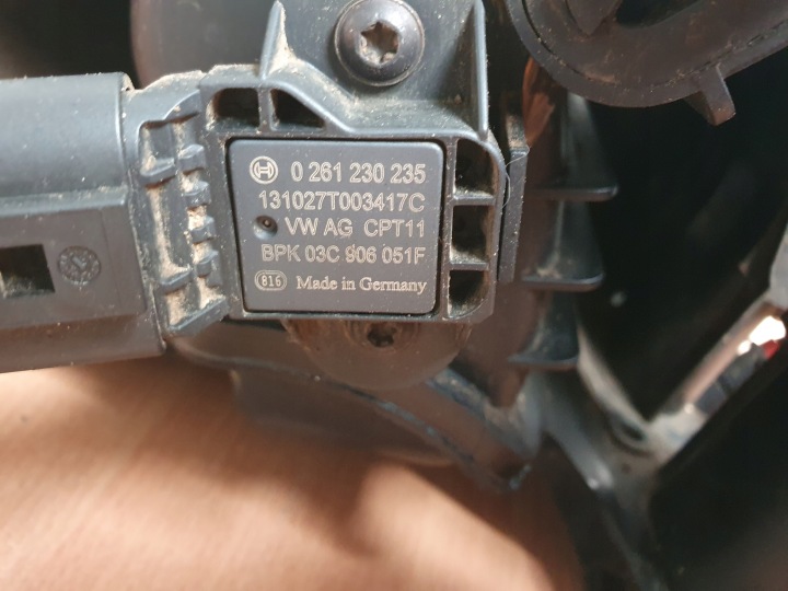 COLLECTEUR ADMISSION 03E129711F VW SKODA SEAT 1.2 12V