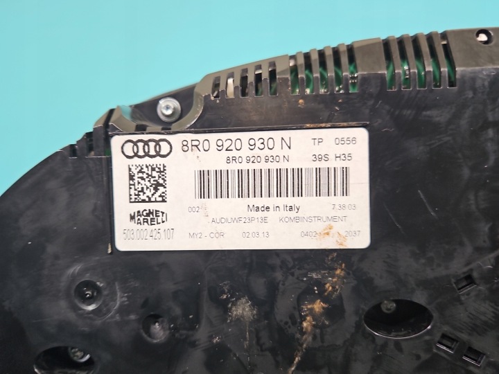 COMPTEUR AUDI Q5 08- 8R0920930N 2.0 TFSI EUROPE