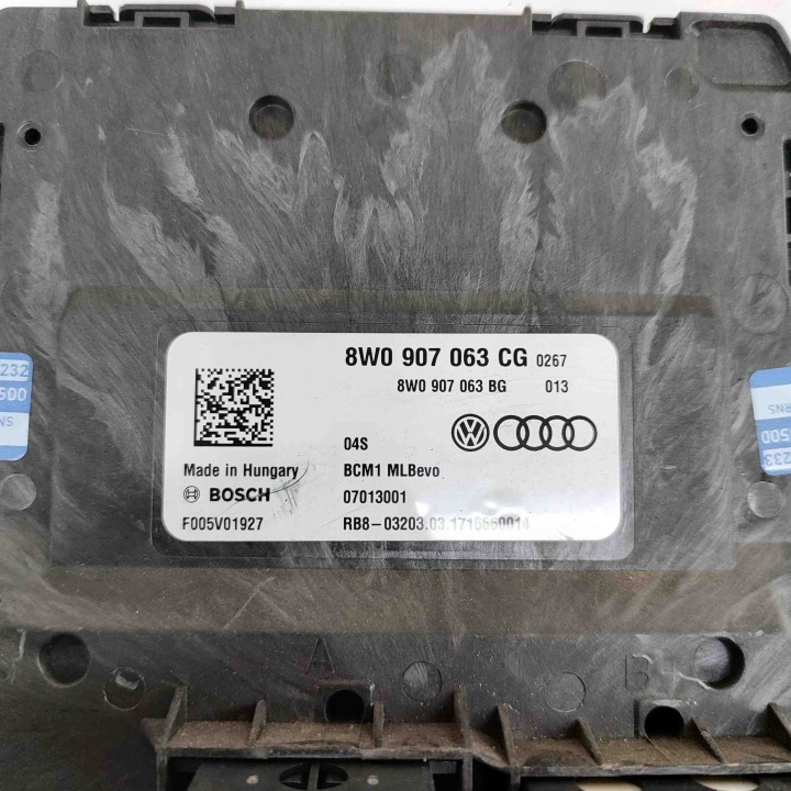 MODULE CONFORT AUDI A5 (F53) 8W0907063BG 29843896 2.0L 140KW 2017