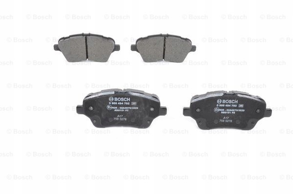 PLAQUETTES FREIN FORD DROIT B- ENSEMBLE MAXIMAL FIESTA- TRANSIT 1.0- 1.6 12-