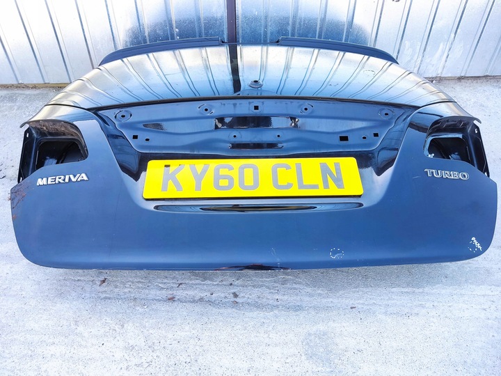 KLAPA SZYBA TYL OPEL MERIVA B ORYGINAL LAKIER Z20R BOOTLID GLASS REAR ...