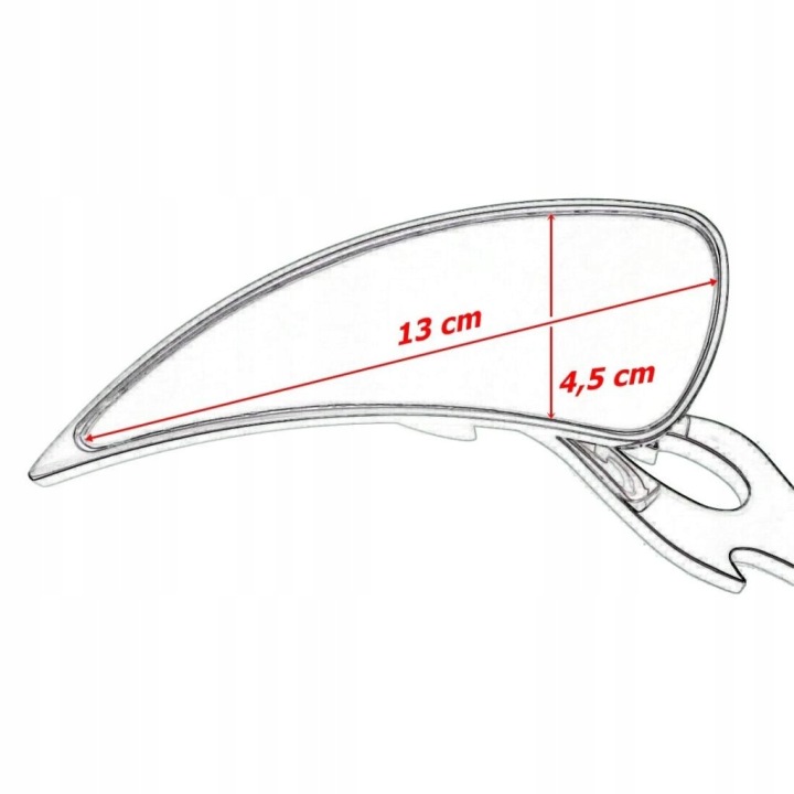 RÉTROVISEURS CHROME KAWASAKI VN800 CLASSIQUE VN900 CLASSIQUE M10 (21543)