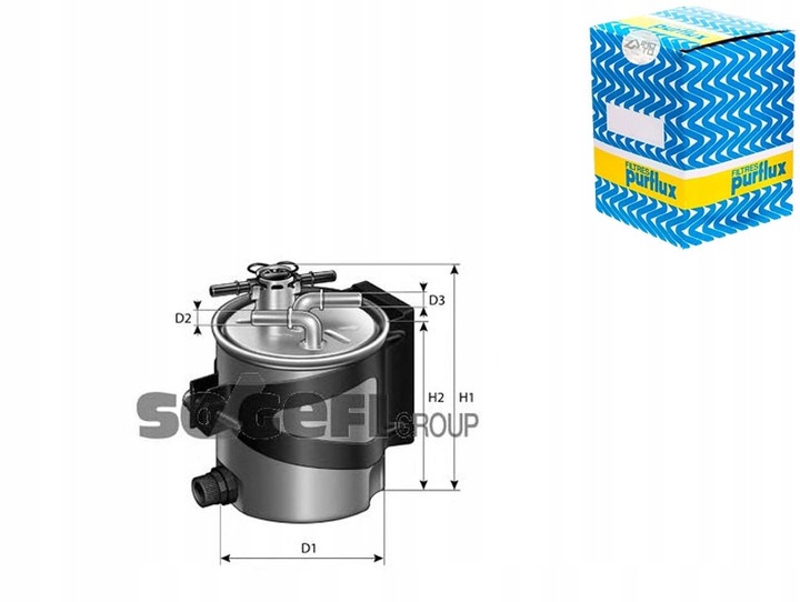 FILTRE CARBURANT RENAULT 1,5DCI PURFLUX photo 1 - milautoparts-fr.ukrlive.com