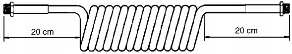 Przew. spiral. BREAK PU 12x7,6 GZ 2xM22x1,5 - 4,5mnuotrauka 2