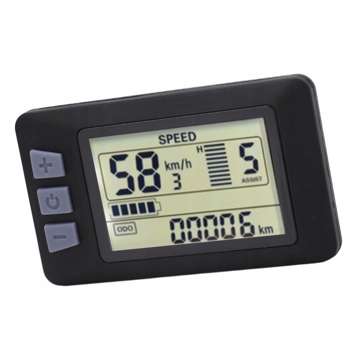 P3H PANNEAU AFFICHEUR LCD VERS VÉLO ÉLECTRIQUE 24V 36V 48V 60V AVEC
