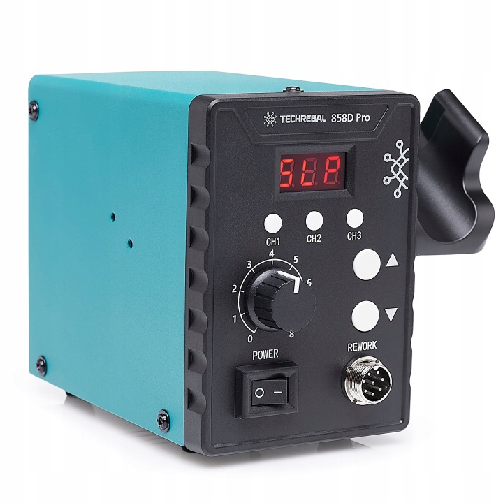 SPAWARKA PLASTIQUES LUTOWNICA HOT AIR TECHREBAL 858D PRO BUSE BUT 3 MÉMOIRE