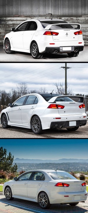 COMPLET KIT ARRIÈRE FEUX AUTOMOBILES LED VERS MITSUBISHI LANCER 2008-20