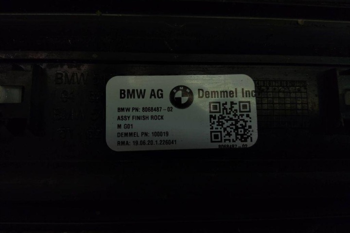 AVANT GAUCHE MOULURE DÉCORATIVE SEUIL BMW X3 (G01, F97) 8068487 2.0L GASOLINE